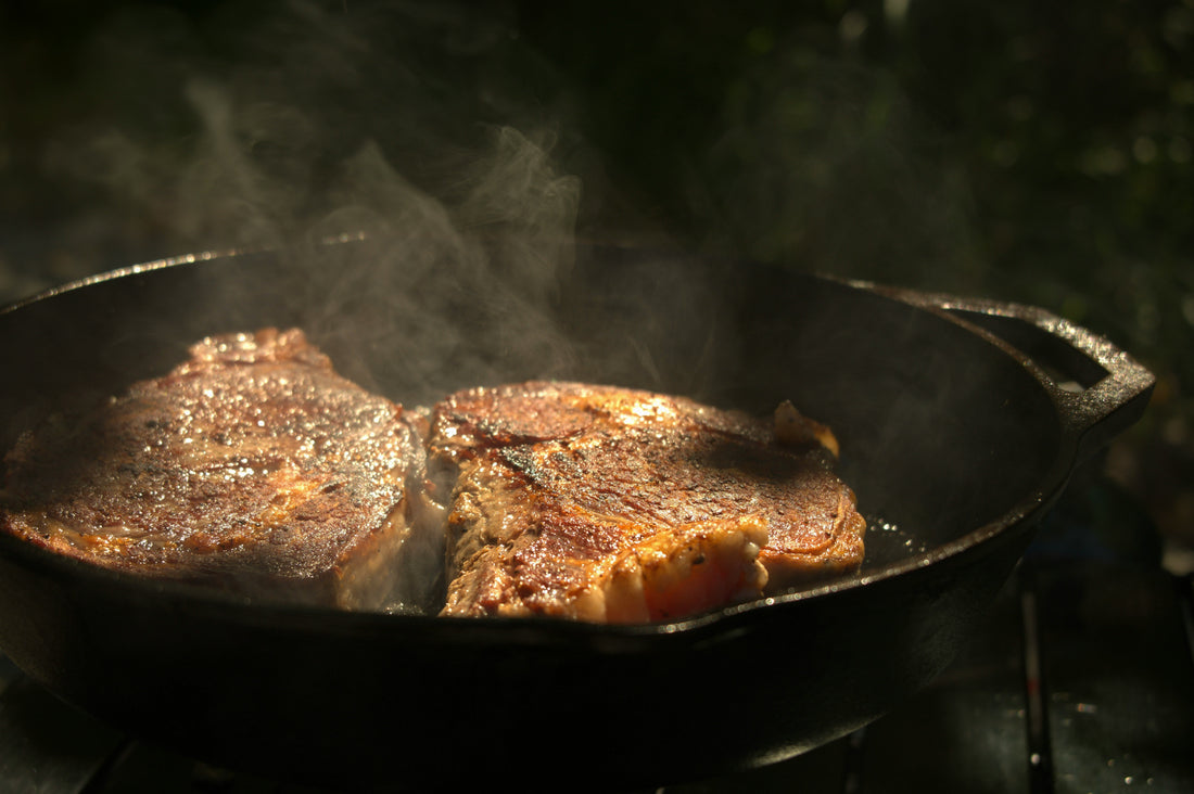 Steak, Chips & Nutbourne Tomatoes